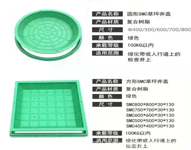 玛曲树脂复合种植井盖展示